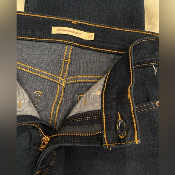 LEVIS 315™ SHAPING BOOTCUT JEANS size 27 Cobalt Haze - Blue - Picture 6 of 9
